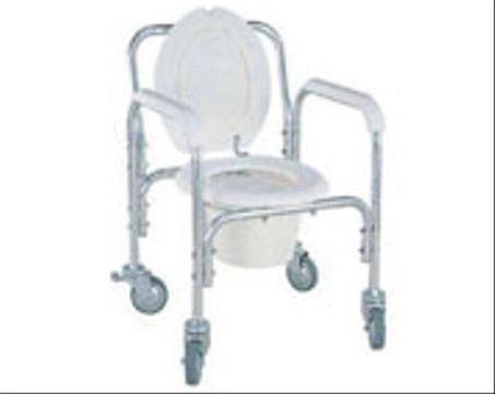 CHAISE ROULANTE ALUMINIUM AVEC BASSIN