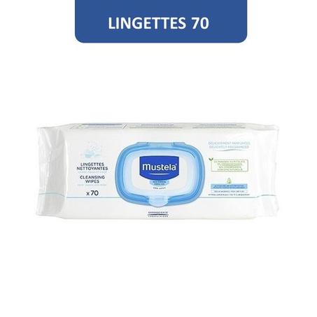 Mustela LINGETTES NETTOYANTES BÉBÉ (70 Lingettes)