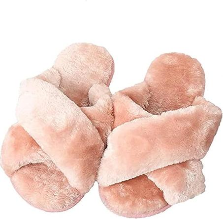 شبشب ناعم ومنفوش وصندل مانع للانزلاق للبنات