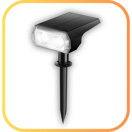 Projecteur solaire imperméable, éclairage