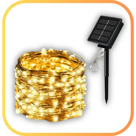 Guirxiété solaire à LED pour décoration