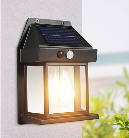 💡 Lampe solaire murale – Applique Murale avec Détecteur de Mouvement