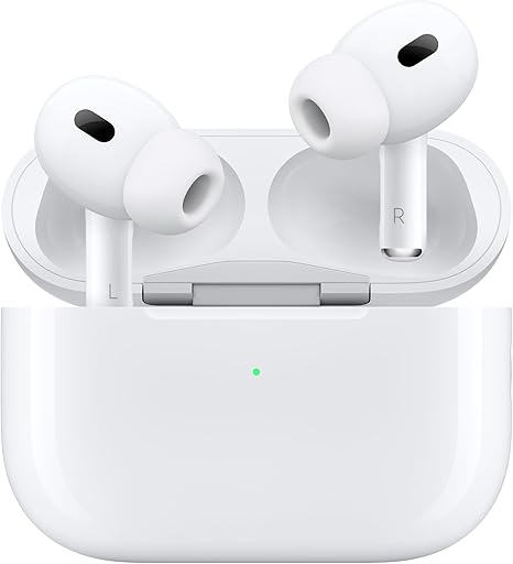 Apple AirPods Pro 2 Écouteurs sans Fil, Casques et écouteurs Bluetooth, Réduction Active du Bruit, Appareil auditif, Mode Transparence, Audio Spatial personnalisé, Son Haute-fidélité, Recharg