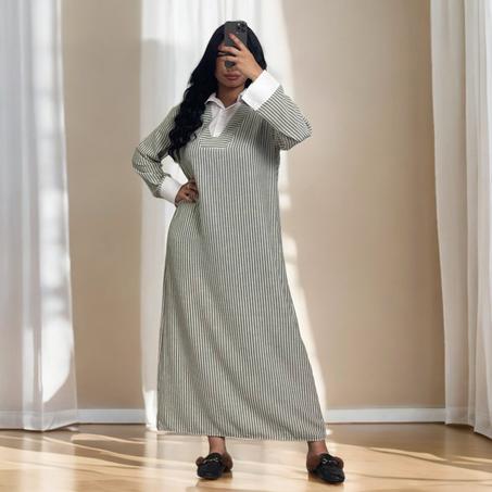Robe rayeé chemise