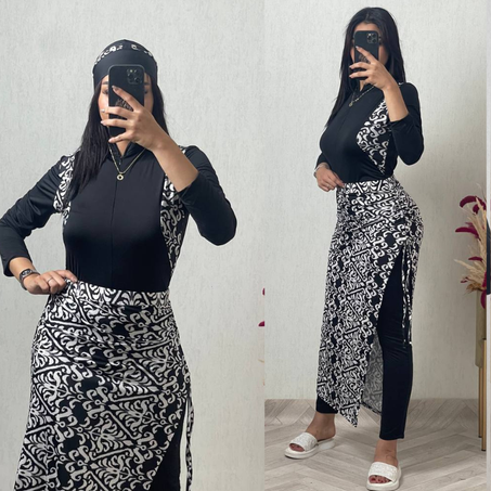 لباس السباحة البوركيني  3قطع (تراند)