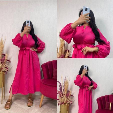 ROBE CHEMISE À BOUTONS