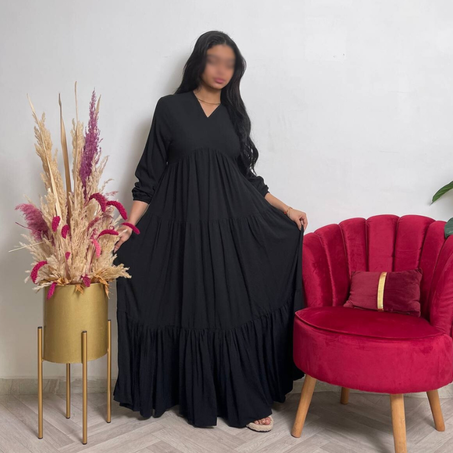 Robe en Crêpe Texturé