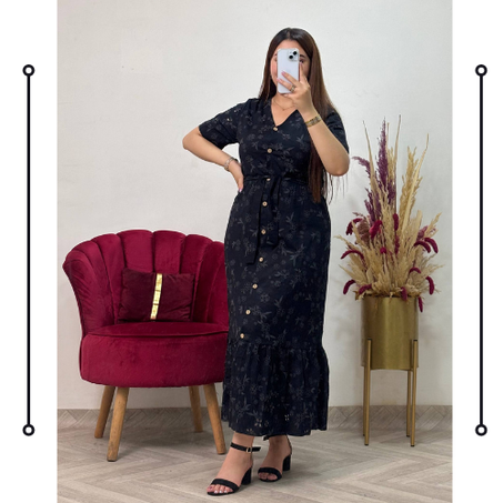 BRODERIE MAXI DRESS