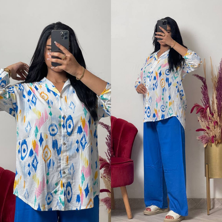 ENSOMBLE  EN LIN COLERE