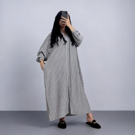 Robe rayé over sez class