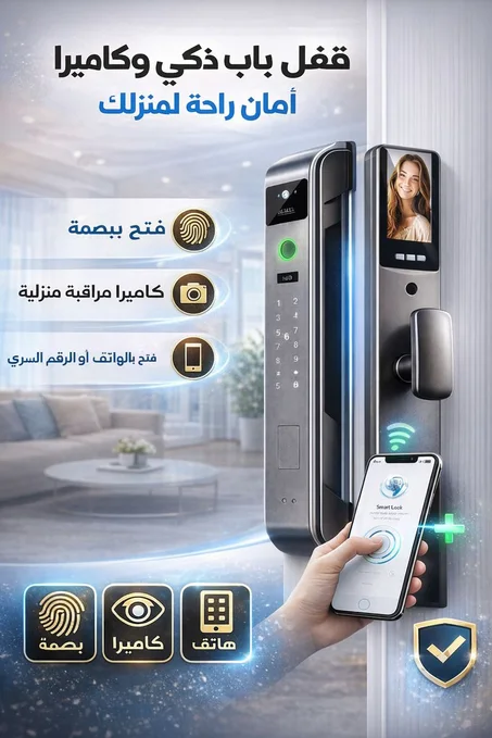 قفل ذكي ببصمة الإصبع