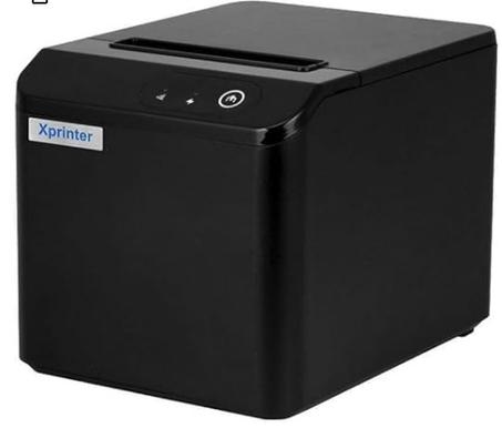 طابعة إيصالات حرارية مع قاطع تلقائي، 80 ملم (XP-T80Q 80 ملم USB)