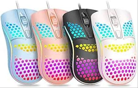 ماوس العاب سلكي من اتش بي باضاءة ليد وتحكم نقطة في البوصة s600