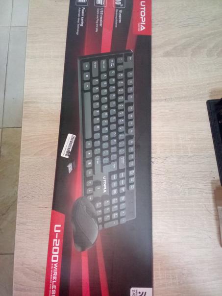 كيبورد وماوس وير لس utobeia u200