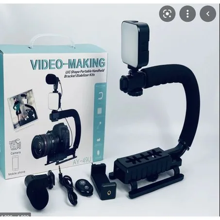 Vidéo Making -Trepied + Led + Micro + Support + Commande