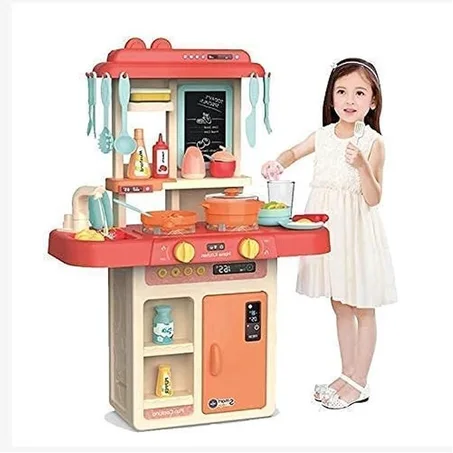 Ensemble de jouets de cuisine pour filles avec lumières et sons réalistes