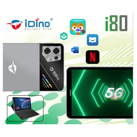 Idino Tablette PC iDino. i80 un clavier, une souris et une oreillette Bluetooth gratuits - 256Go - 6Go Ram 7 Pouce TAB 24