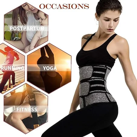 Corset de sport pour perte de poids, ceinture d'exercice, récupération post-partum, tissu doux et extensible, isolation thermique, imperméable, gym, carnaval, cadeaux pour femmes, course quot