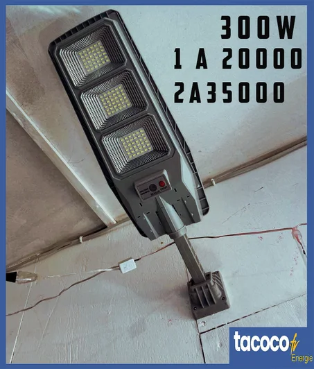 MINI LAMPADAIRE SOLAIRE 300W