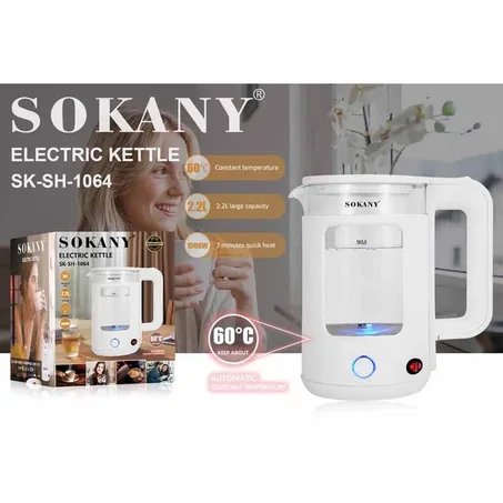 Bouilloire électrique Sokany SK-SH-1064