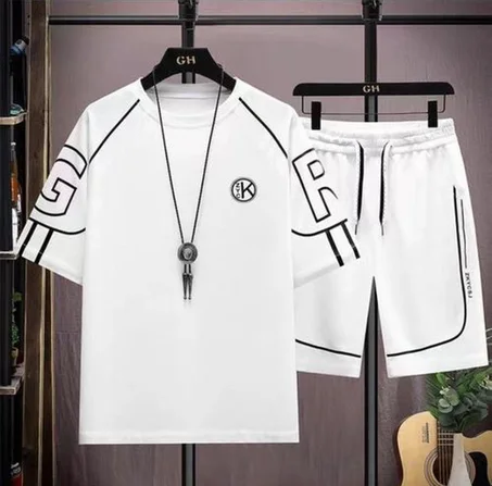 décontracté pour hommes, short de sport sur glace d'été à manches courtes, vêtements pour hommes, 1 pièce assortie à de beaux vêtements pour jeunes