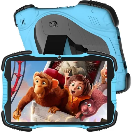 Tablette Enfant -Sans Puce- 6/128Go-Ecran Solide 7 Pouces- Bleu  TAB 24