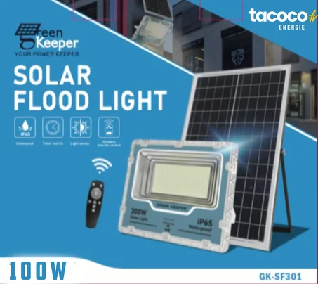 projecteur solaire 100w très bon qualité MOO1