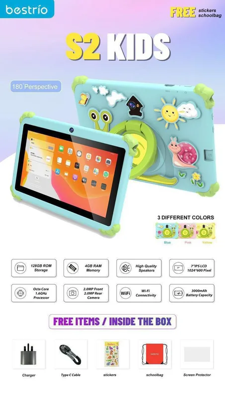 BESTRIO TABLETTE POUR ENFANTS S2