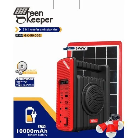 Kit Solaire - Enceinte 2 En 1