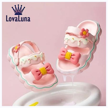 Pantoufles CAKE souples pour enfants filles et garçons : 4 Couleurs D'été !