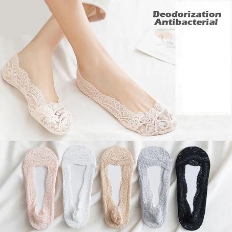 🎁✨NOUVEAUTE [PACK 6+2] 🎁✨ Chaussettes Invisibles Respirantes en dentelle