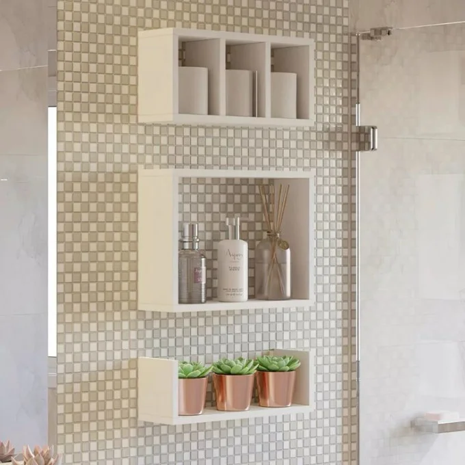 Étagères salle bain