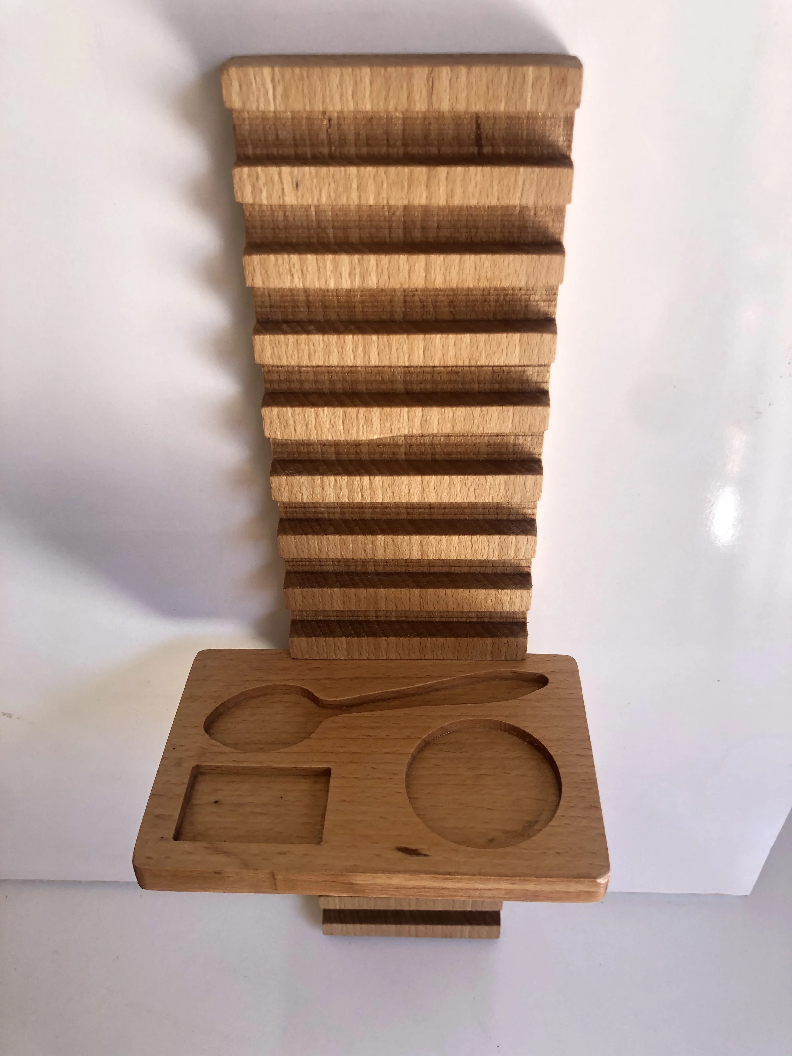 SOUS TASSE EN BOIS ( اقل عدد 10 )