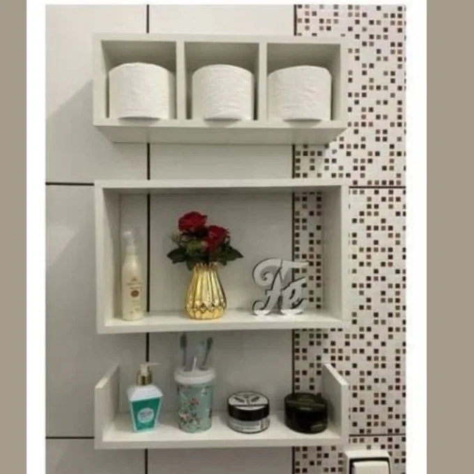 Étagères salle bain