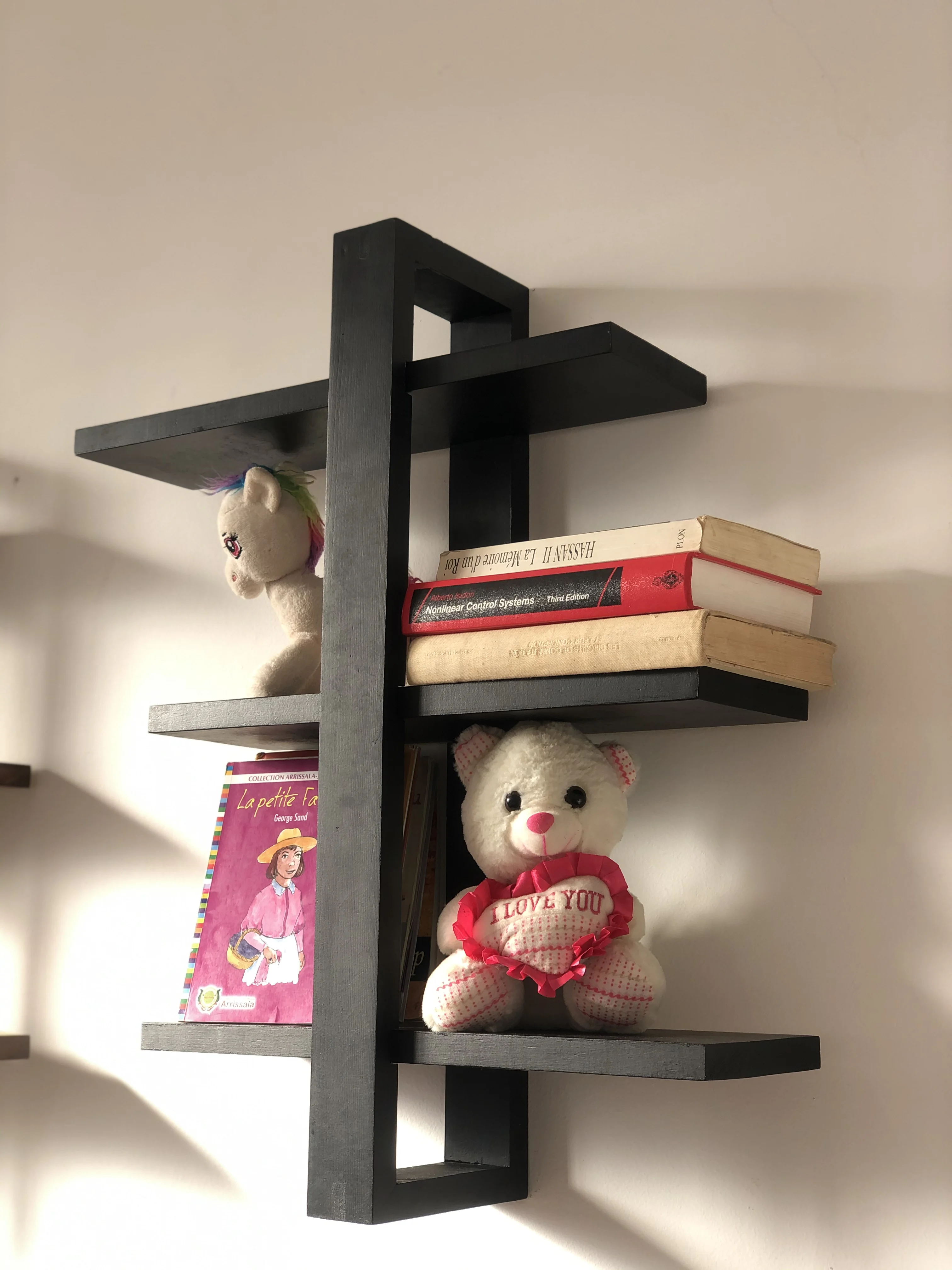 étagère en bois réglable