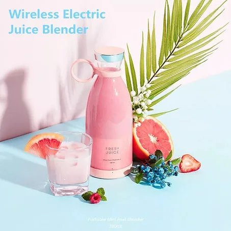 Potable electric juicing cup