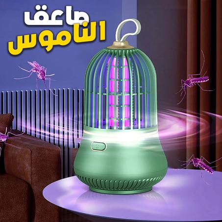 مصباح قاتل للبعوض 360° بإضاءة LED – حماية صامتة وفعالية كهربائية بـ 4000V لليالي هادئة بدون حشرات