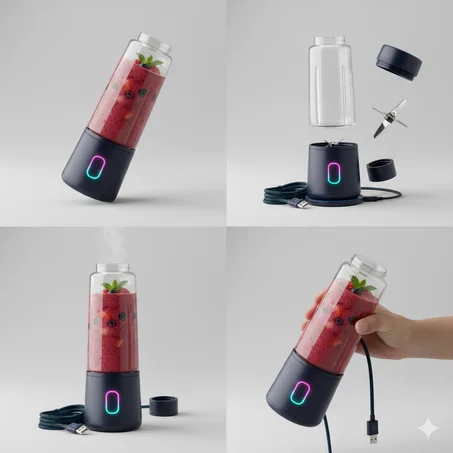 خلاط محمول صغير للفاكهة و العصائر