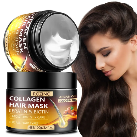 Argan Hair Mask قناع الشعر بزيت الجوجوبا وزيت الأرغان