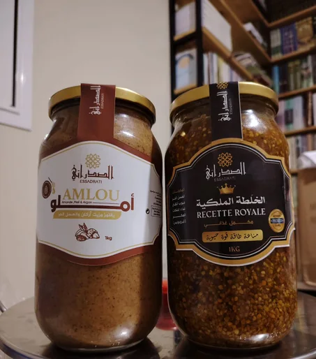 املو باللوز وأركان و العسل