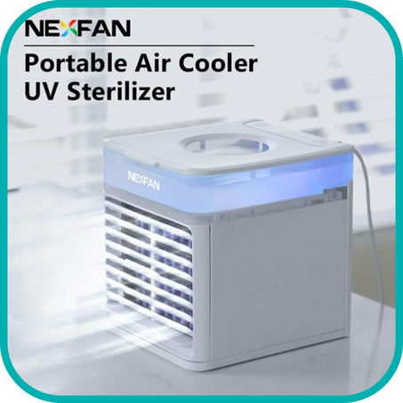 NEXFAN مكيف هواء محمول صغير للاستخدام في المنزل والمكتب والسيارة
