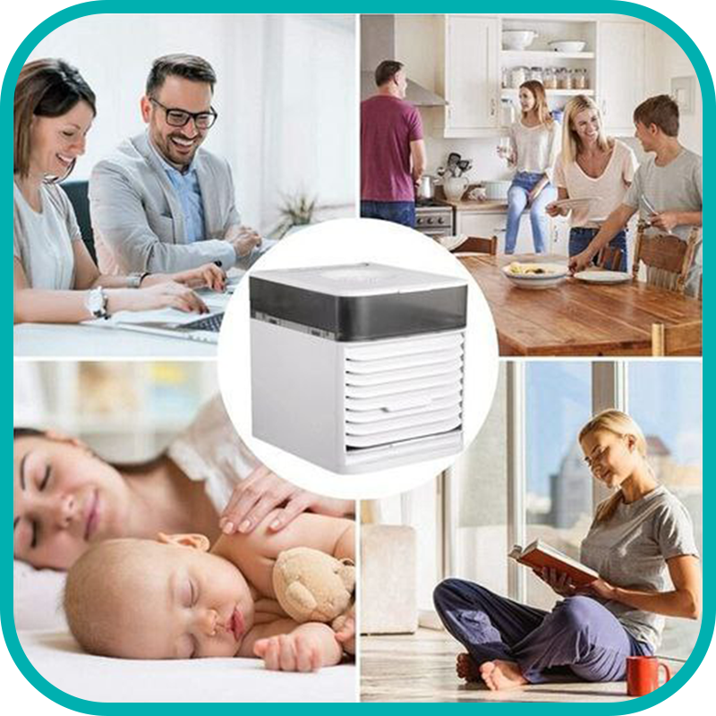 NEXFAN مكيف هواء محمول صغير للاستخدام في المنزل والمكتب والسيارة
