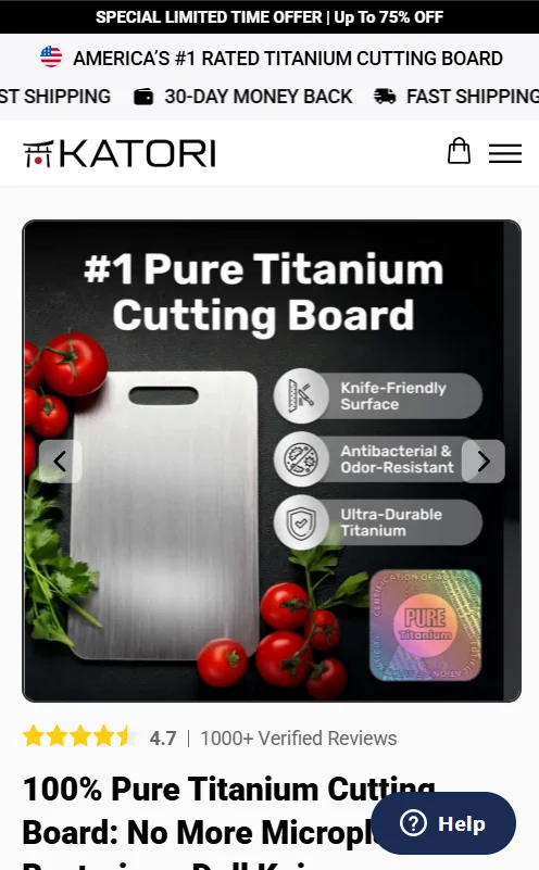 Titanium Cutting Board