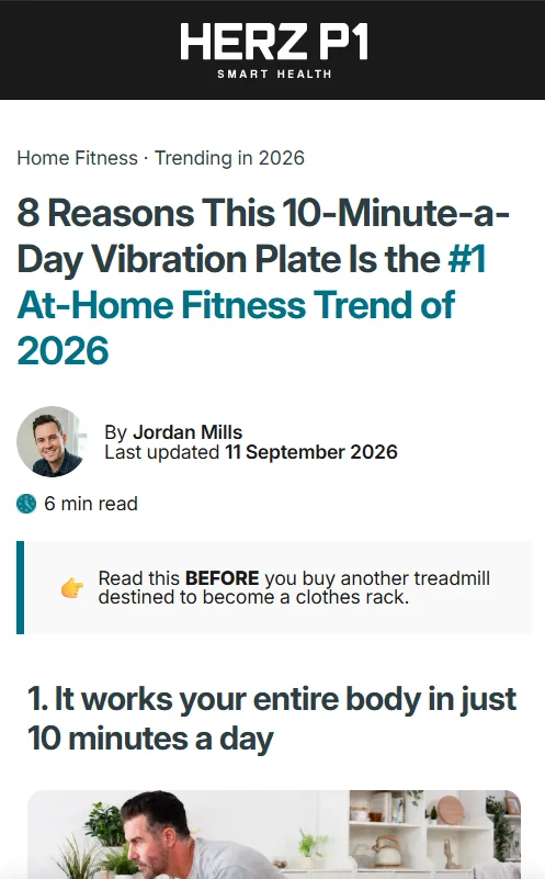 Herz P1 Vibration Plate