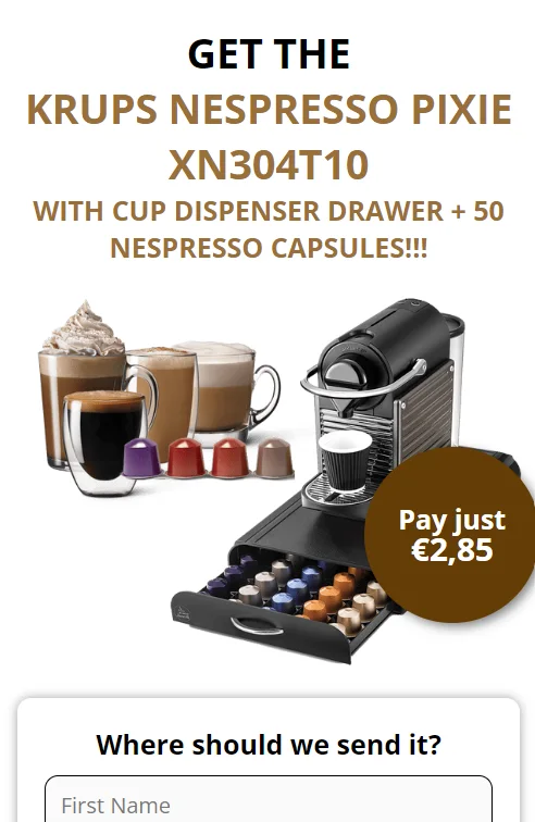 Nespresso Krups Offer