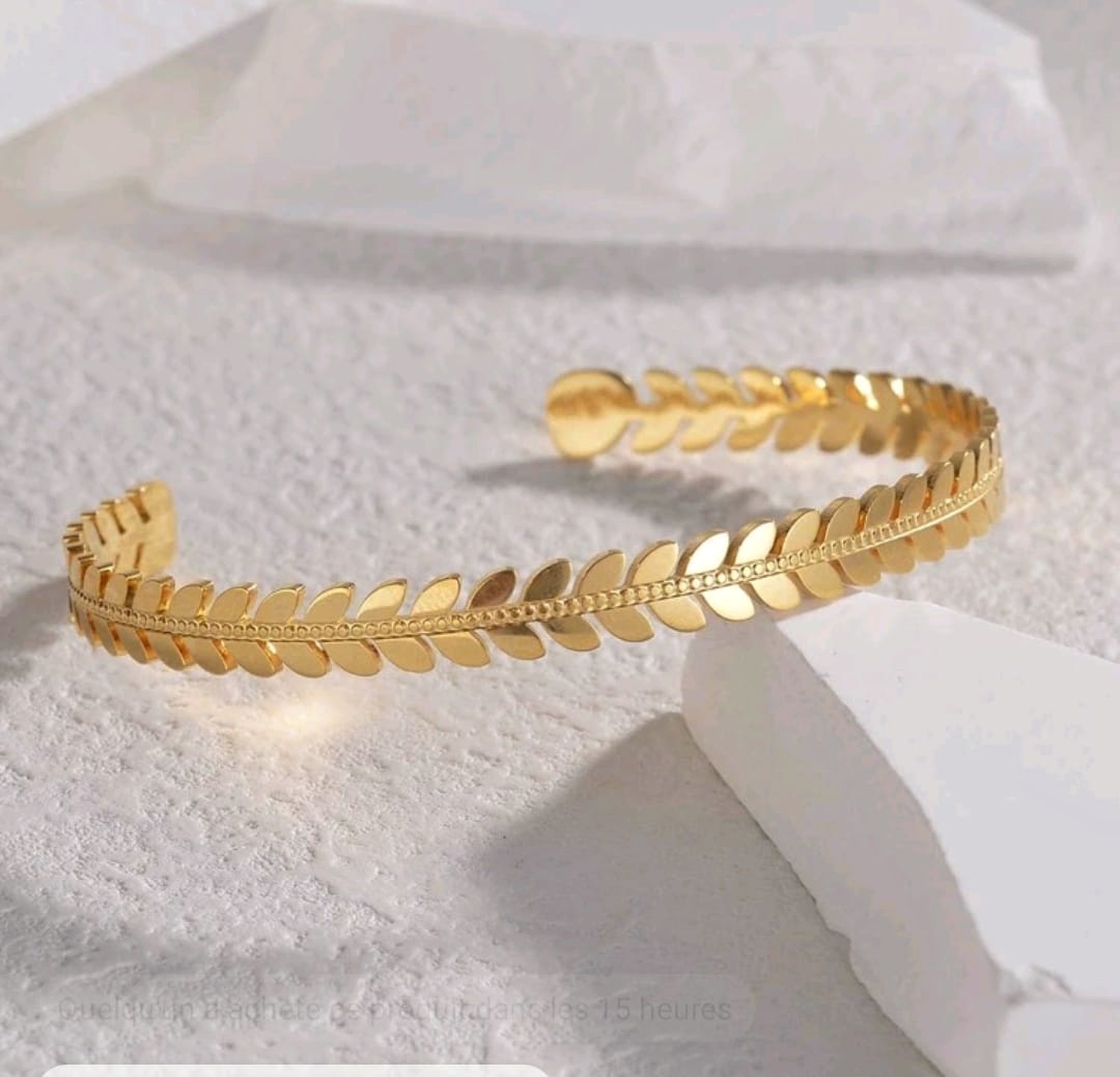 Bracelet semoule _ acier inoxydable