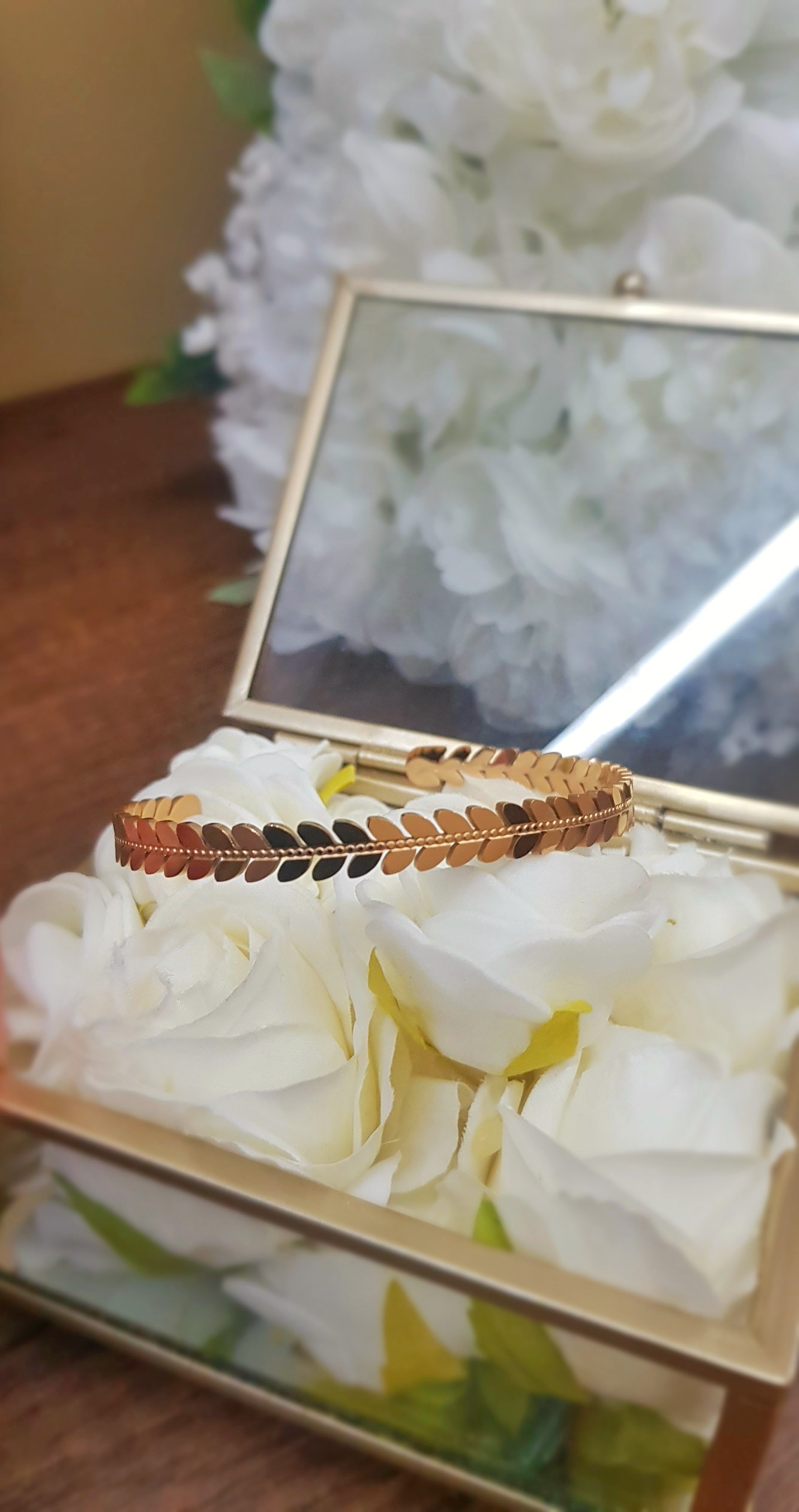 Bracelet semoule _ acier inoxydable
