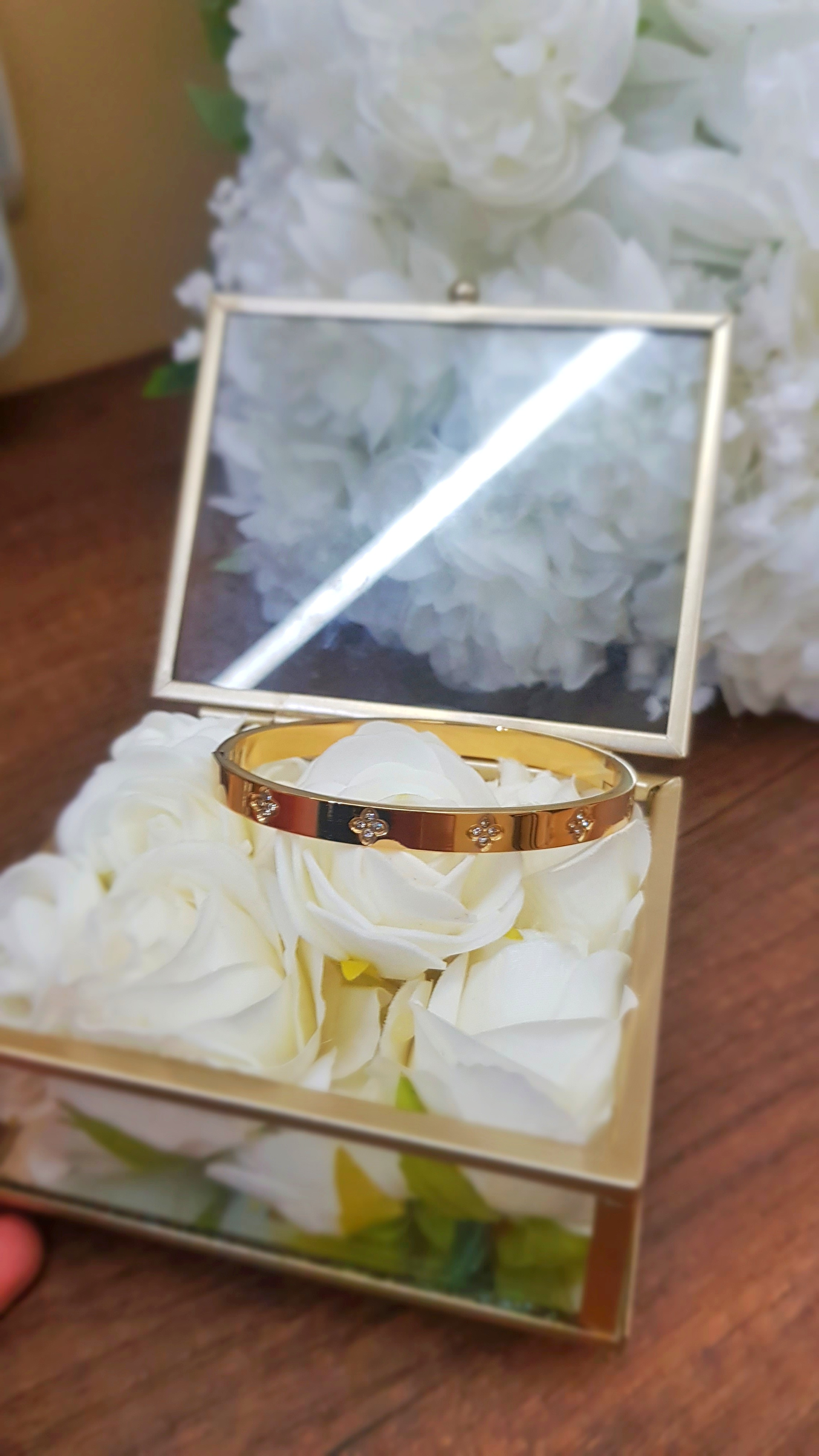 Bracelet van cleef brillante _ acier inoxydable