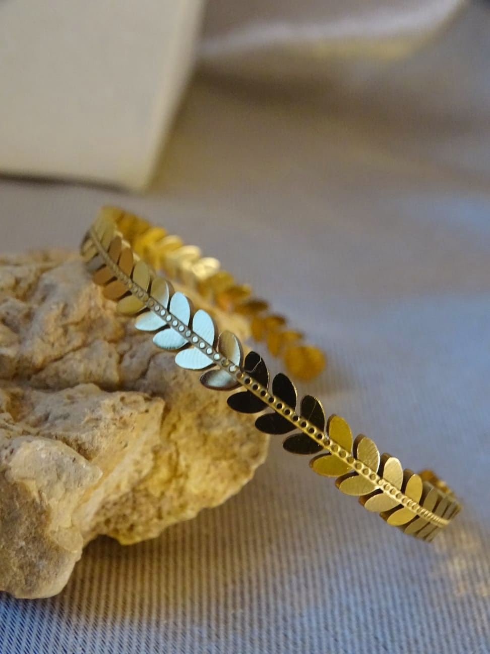 Bracelet semoule _ acier inoxydable