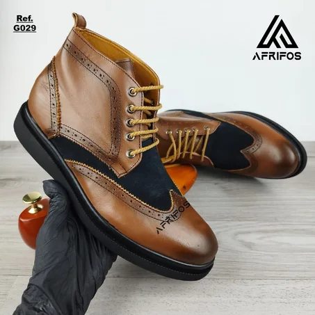 حذاء جلد للرجال